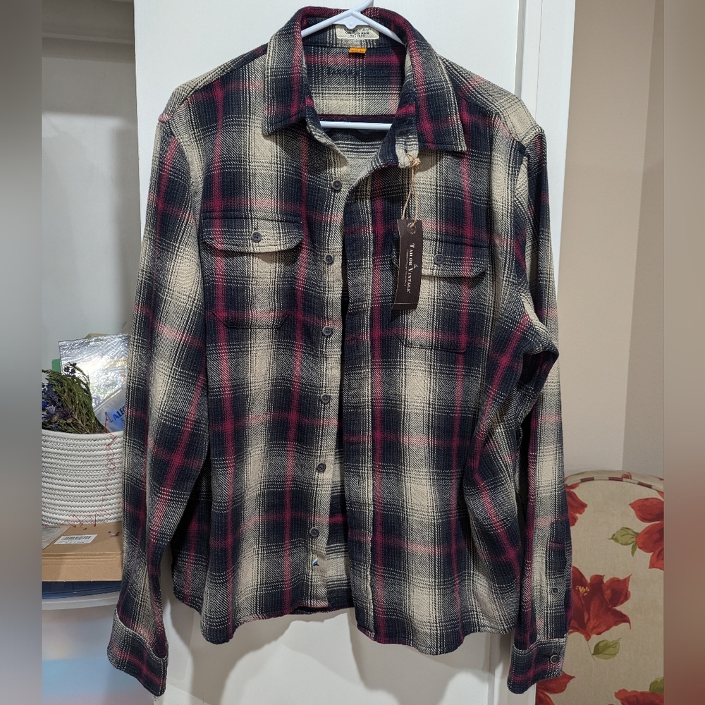 NWT Tailor Vintage flannel, large